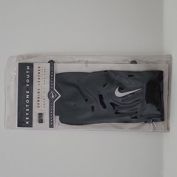 Nike Other - Keystone Youth Left Single Genuine Leather Baseball Softball Glove By Nike
